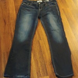 Dark denim boot cut Jean